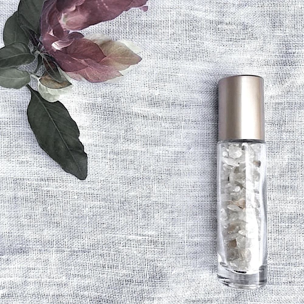 crystal stone infused roller ball oils | aromatherapy | organic